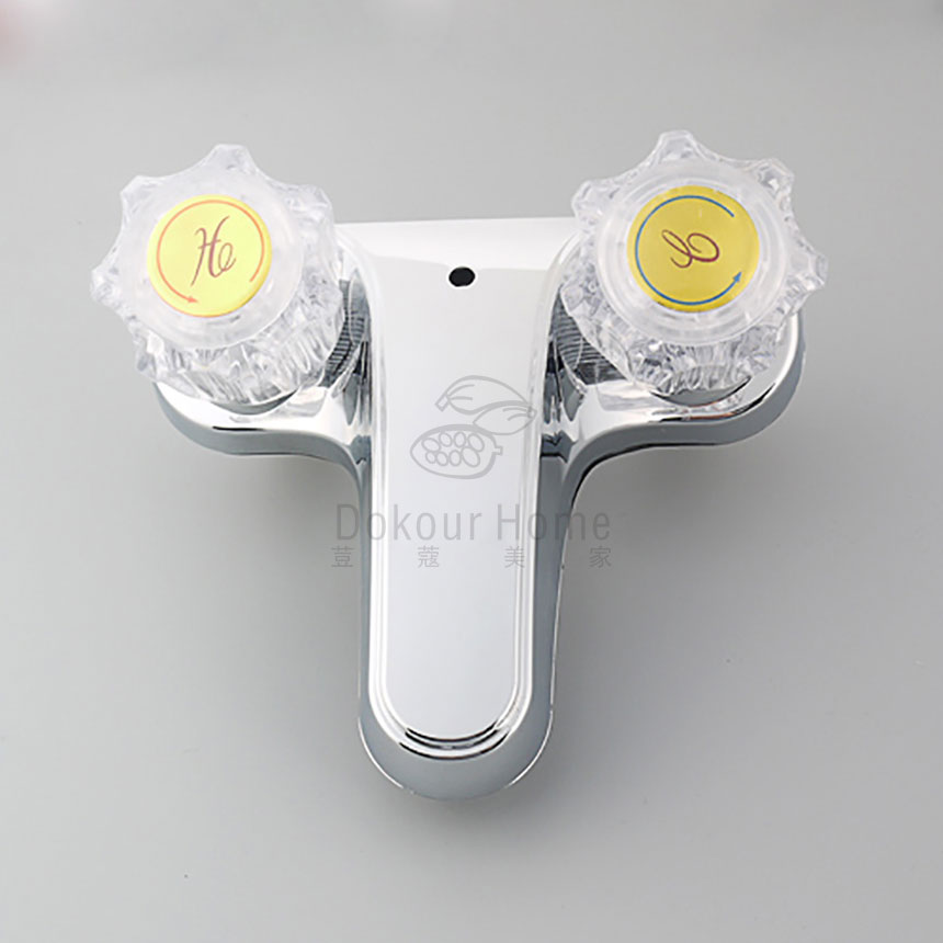 Robinet de lavabo économique en plastique chromé TM-AF-6010