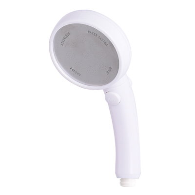 360 Degree Rotatable  White High Pressure With Stop Button Shower Head TM-SD-2027
