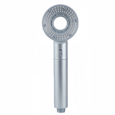 5 Modes Turbo Shower Head Round Filter Lint Remover Spa High Pressure Water Saving Anti Limestone TM-SD-E513