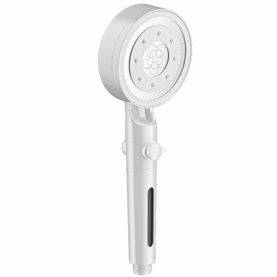 Shower Head Black Hygienic High Pressure Spa Showerhead With Calcario Filter Bath Anti Limestone TM-SD-E502