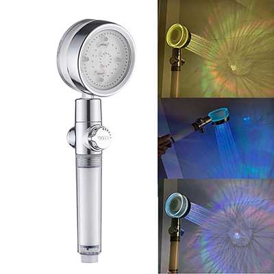 LED Hand Shower Head For Bath And High Pressure Water Saving Filter Bathroom Accessories Spa Rain TM-SD-L010